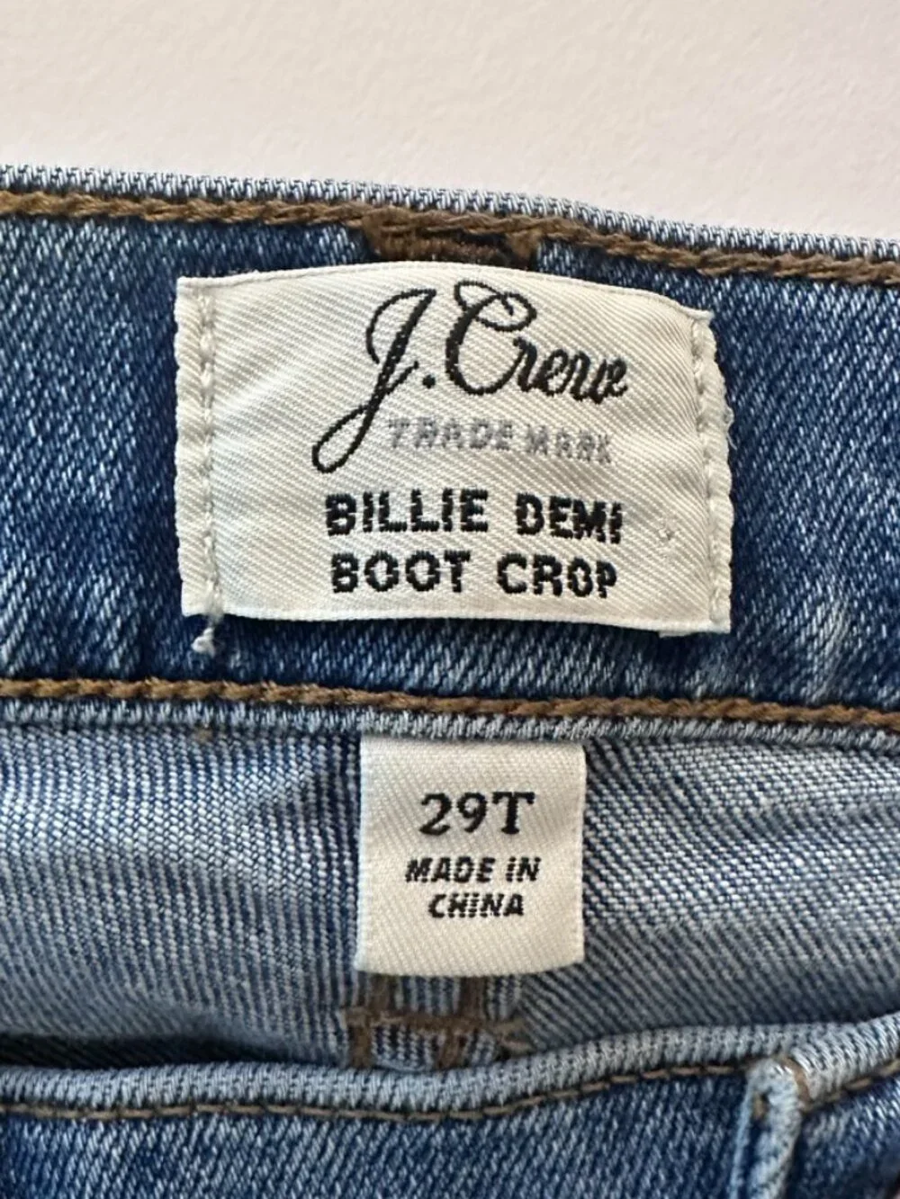 TALL J Crew Billie Demi Boot Crop TALL 29 - Picture 3 of 4